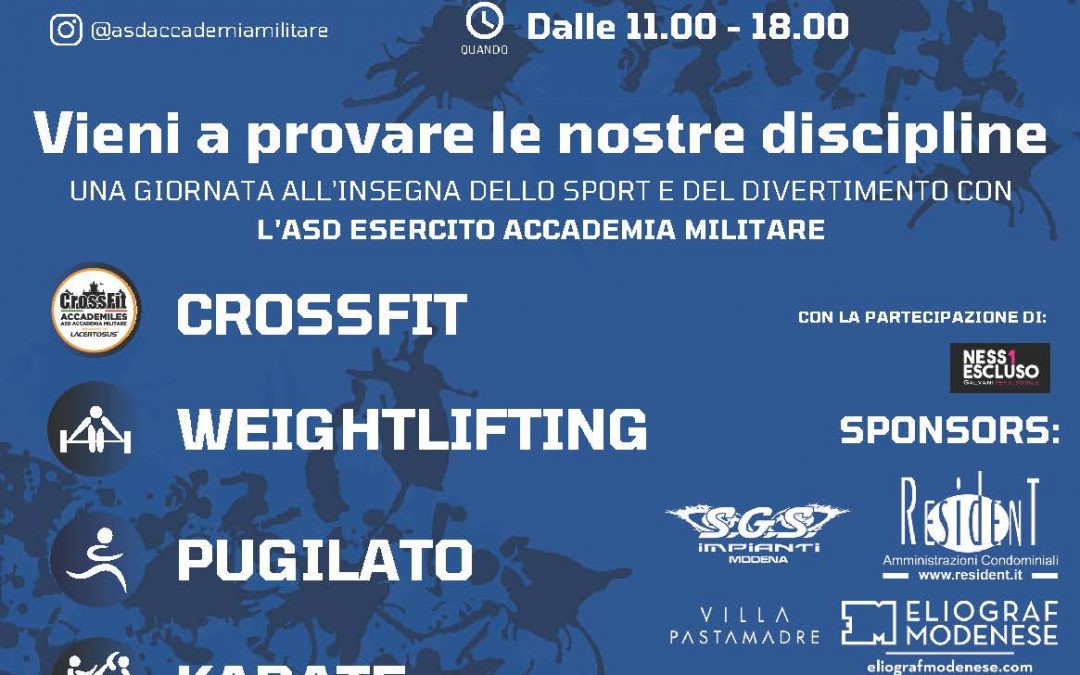 Open Day ASD Accademia Militare di Modena